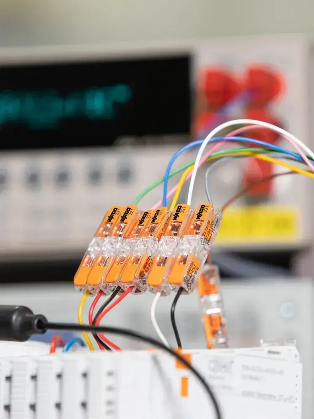 Клемма WAGO 221-2411 compact для одножильных и многожильных проводников 6 шт.