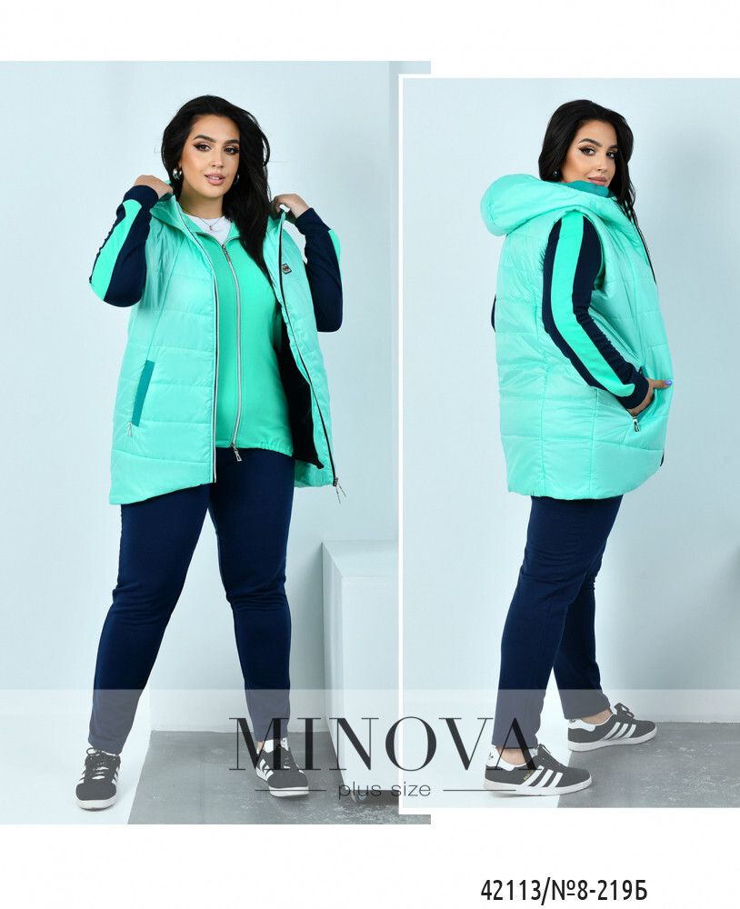 Жилет 8-219Б-ментол Minova