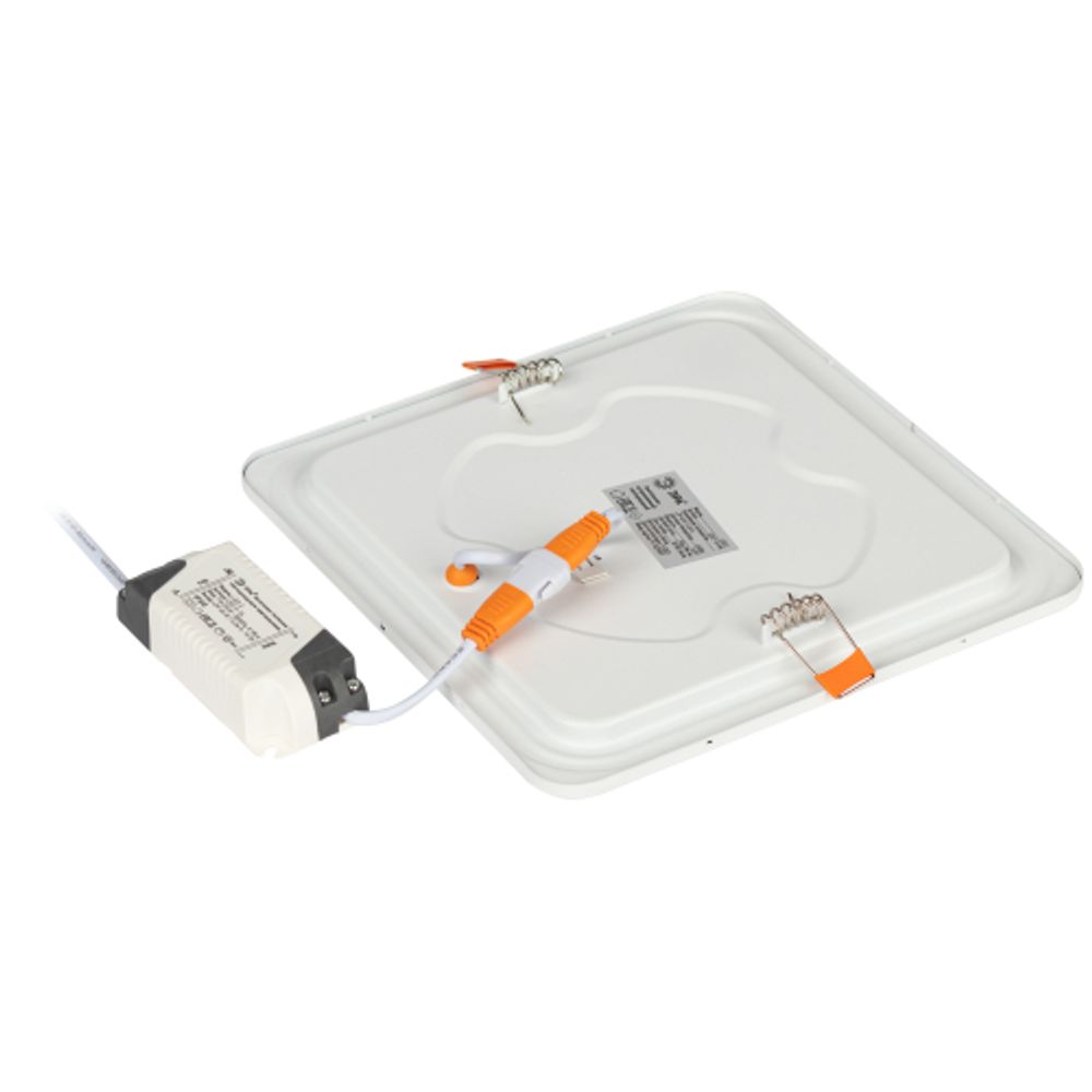 Светильник светодиодный встраиваемый ЭРА LED 2-16-6K квадратный 16Вт 6500К | Downlight