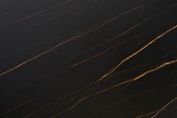 "Рио" стол из HPL 300х120см, цвет столешницы "черный мрамор", угол R3мм