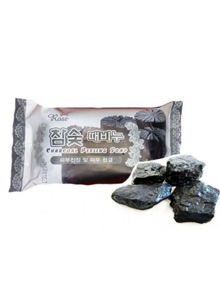 Мыло-пилинг Древесный уголь Charcoal Корея 150гр