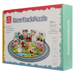 Развивающая игрушка Деревянная дорога 45 элементов, коробка C-41880