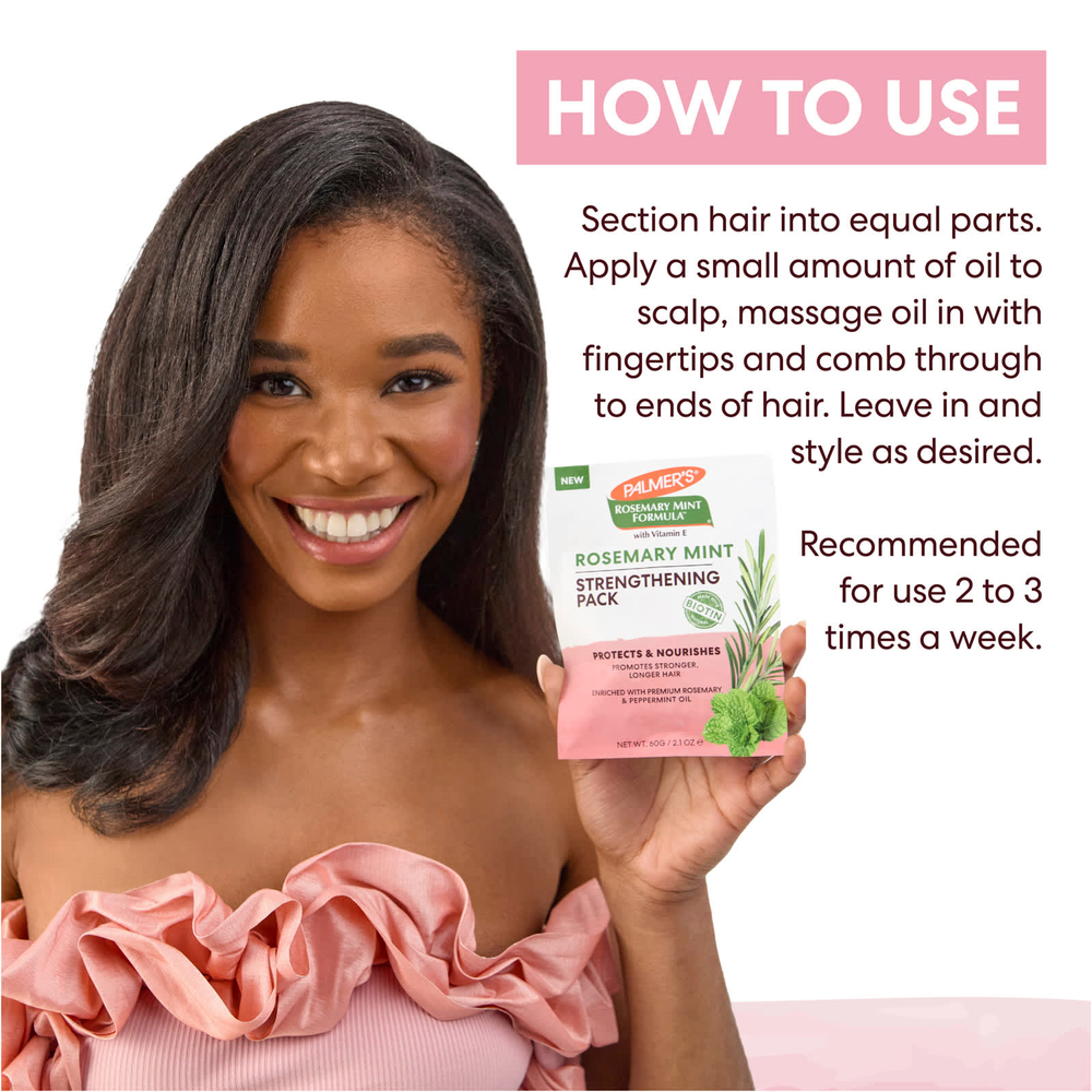 Palmer's, Rosemary Mint Formula™, с витамином Е, для укрепления, 60 г (2,1 унции)