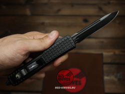 Нож Microtech Ultratech Delta Shadow Frag S/E - клинок черный стандарт + запчасти МТ3