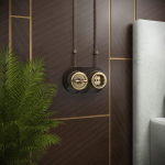 Рамка на 2 поста (Коричневый)