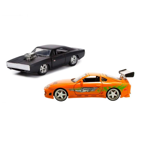 Набор Jada Toys модель машинок Fast & Furious 1:32 (Twin Pack) 1970 Dodge Charger 1995 Toyota Supra