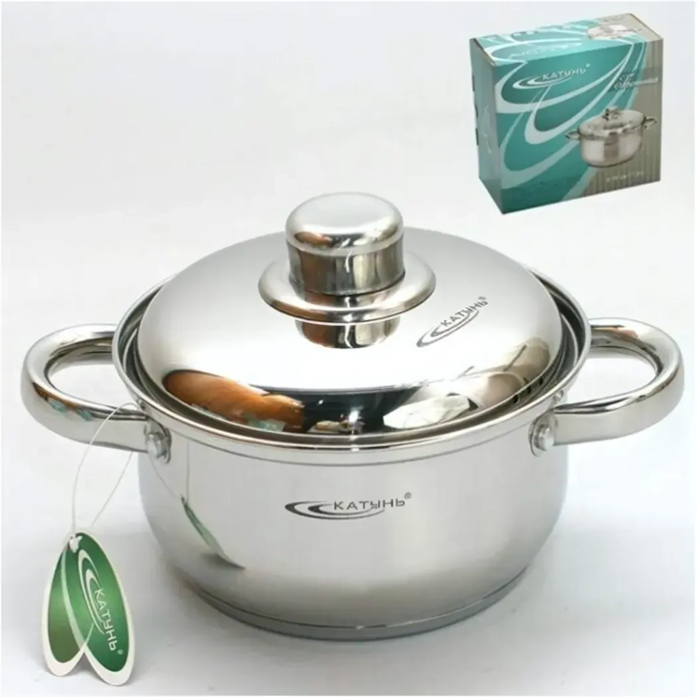 Кастрюля из нержавеющей стали 1,8л «Гретта» Катунь