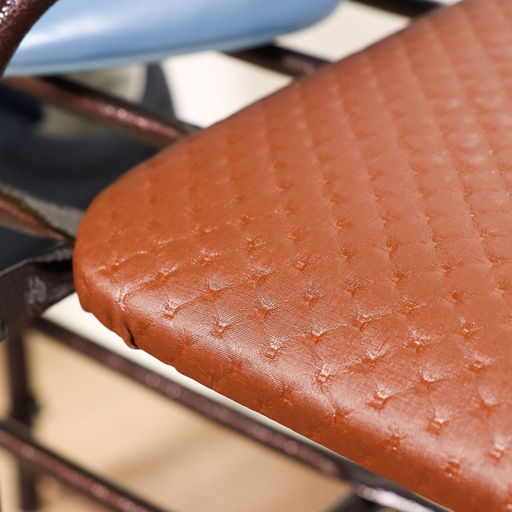 Полка для обуви, мет-л, 3 секц, 79х33х50 см, с сиден, медный антик, Nika, ЭТЛ3