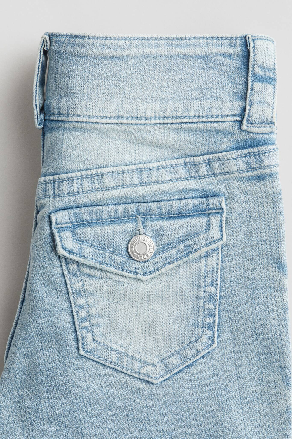 H&M Джинсы Bootcut Leg Low, голубой