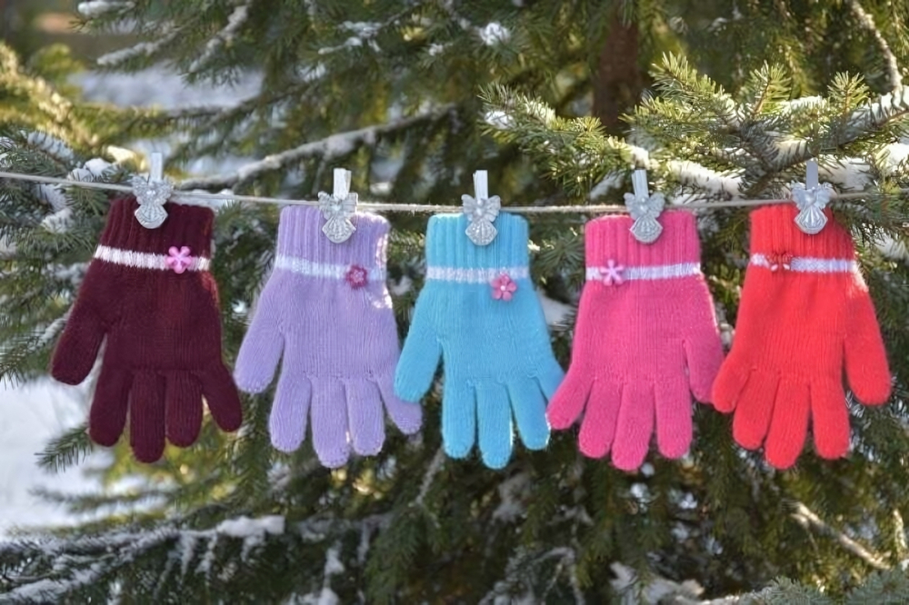 Перчатки детские Bratek р.14 (2-4г) (Мегашапка) 3102, 1 шт.