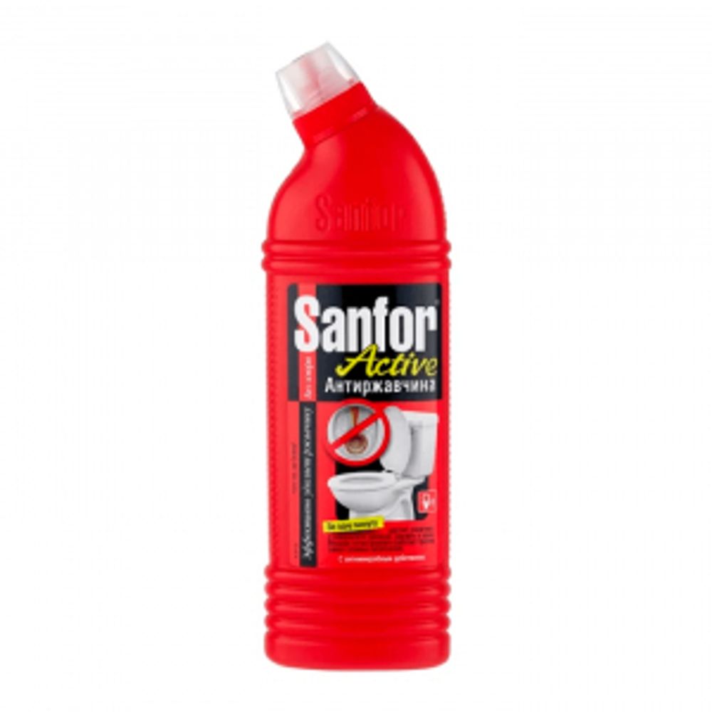 Средство для чистки и дезинфекции Sanfor Актив Антиржавчина 750мл