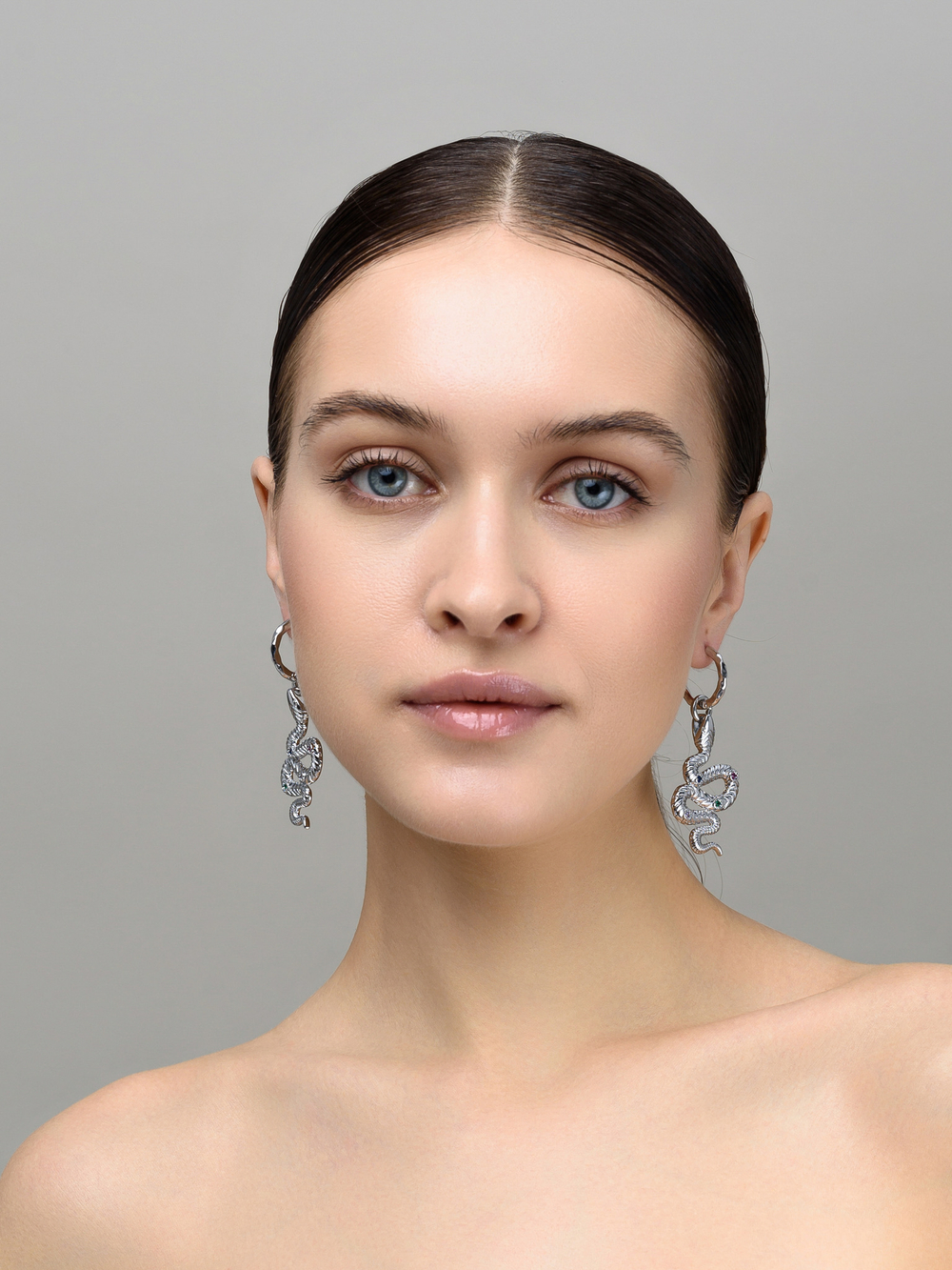 Серьги "Snake" Big Silver