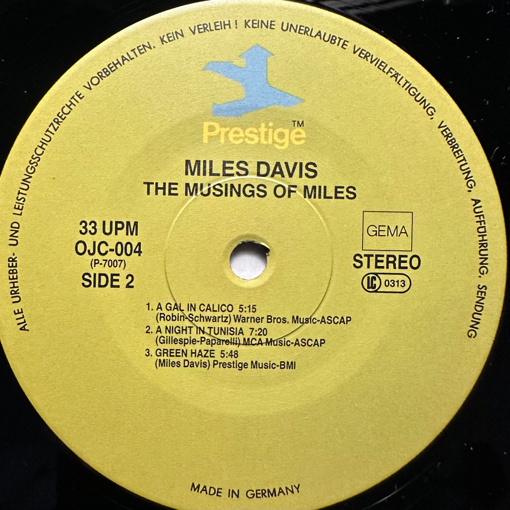 Miles Davis - The Musings Of Miles (Германия 1982г.)