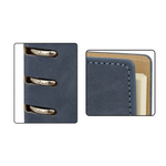 Ежедневник Basir, формат А5, материал-кожезаменитель, синий цвет, 100 листов, размер 17*23 см