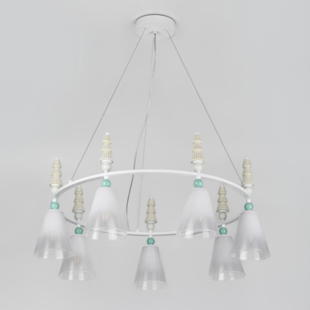 Люстра Rivoli Cataleya 4146-307 7 х Е27 60 Вт дизайн | Rivoli