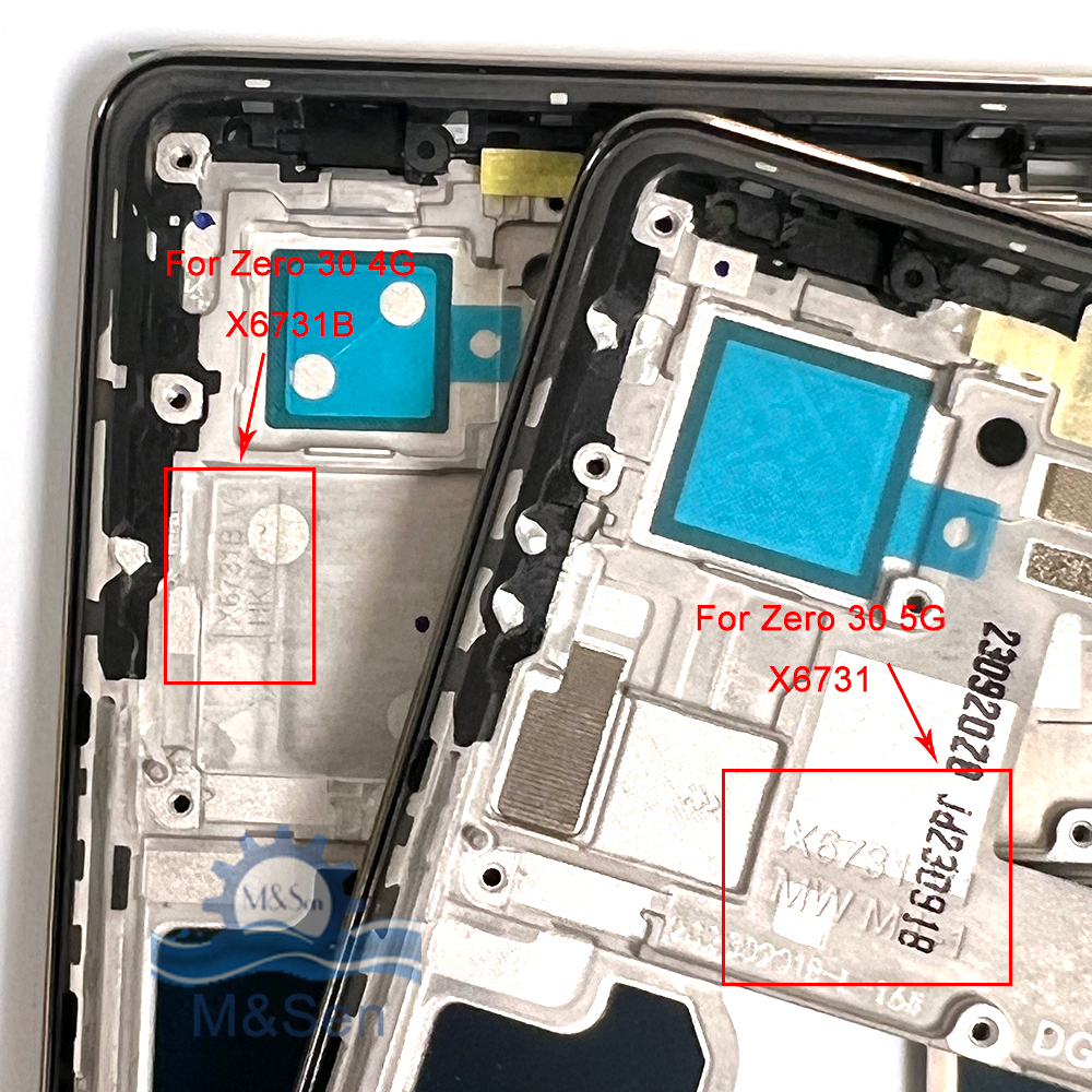 Infinix Zero 30 5G (X6731) / часть корпуса (рамка дисплея) (ORIG-SP)