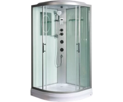 Душевая кабина WeltWasser (ВельтВассер) Werra 804, с низким поддоном, с электрикой и ГМ, 80x80x217