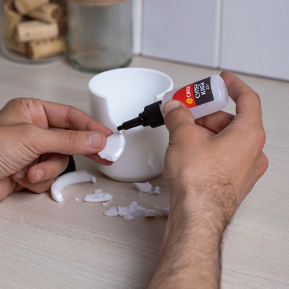 Супер-клей СИЛА SGTB-25 25 г пластик туба | Сила