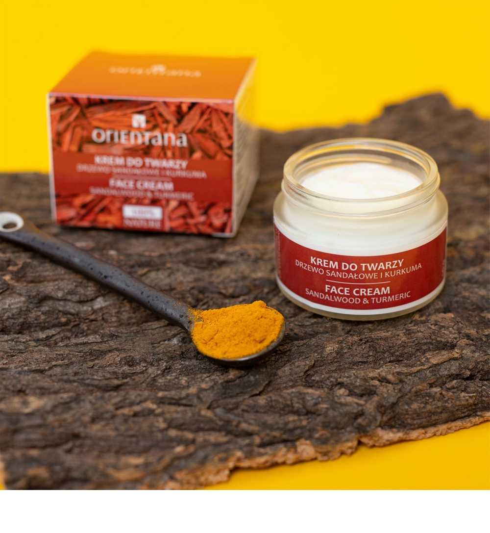 Orientana Sandalwood & Turmeric Face Cream - питательный крем для лица /   50  g  / GTIN 5902596416287