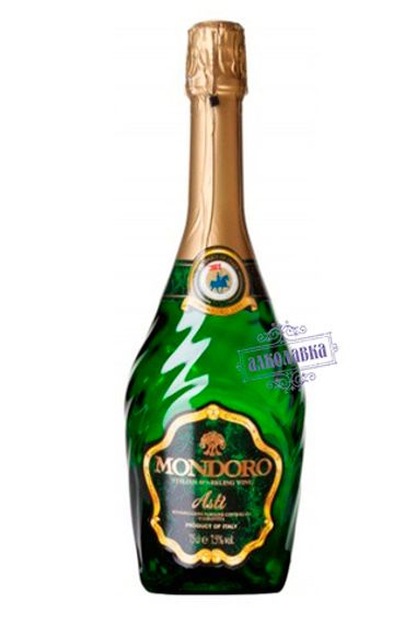 Asti Mondoro. Sweet white sparkling wine. 0,375 l.