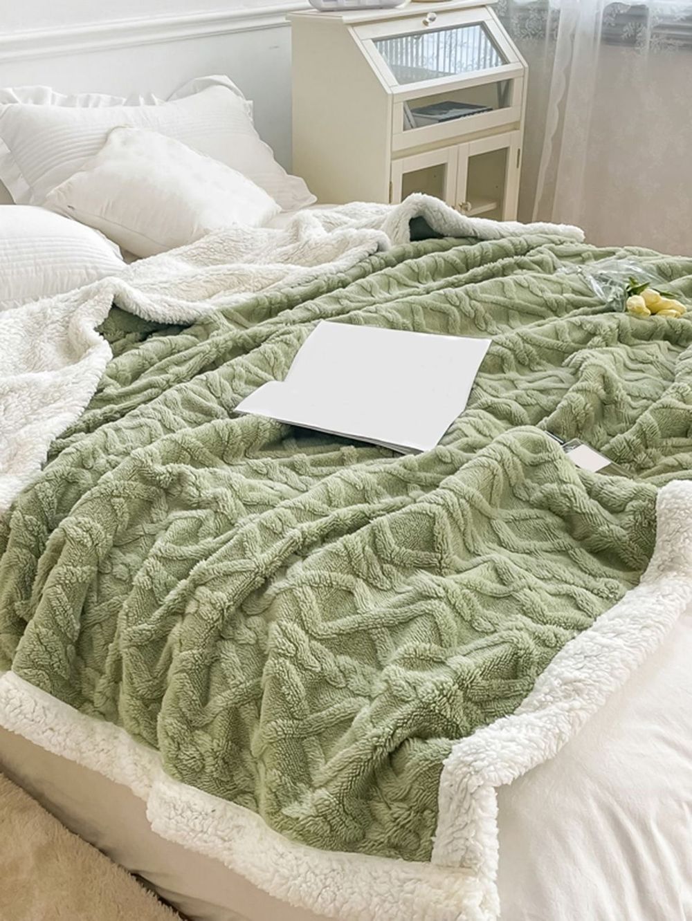 Плед ОВЕЧКА ВЯЗКА  1,5сп