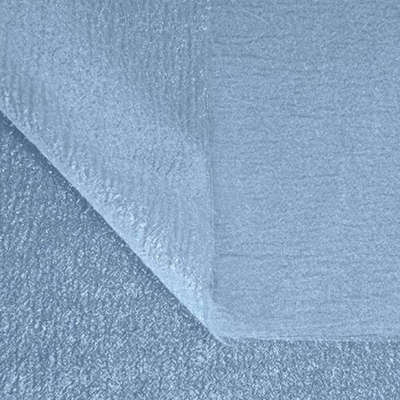 Органза креш, 43 г/м2, 150 см, светлый голубой