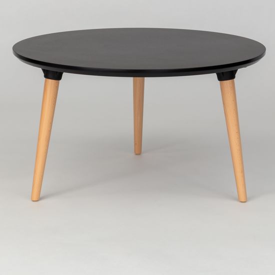 Журнальный столик Copine 80 см меламин черный | Купить в StoreForHome.ru