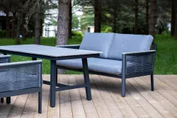 "Сан Ремо" комплект садовый для лаунж-зоны серый
