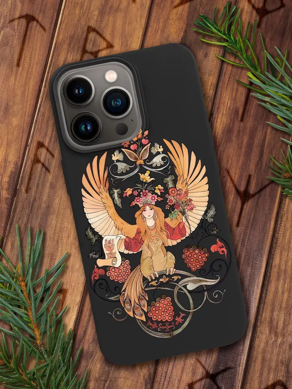 Чехол на iPhone 15 Pro с принтом