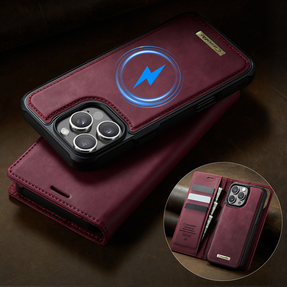 Чехол-кошелек CaseMe 2 in 1 MagSafe iPhone 16 Pro