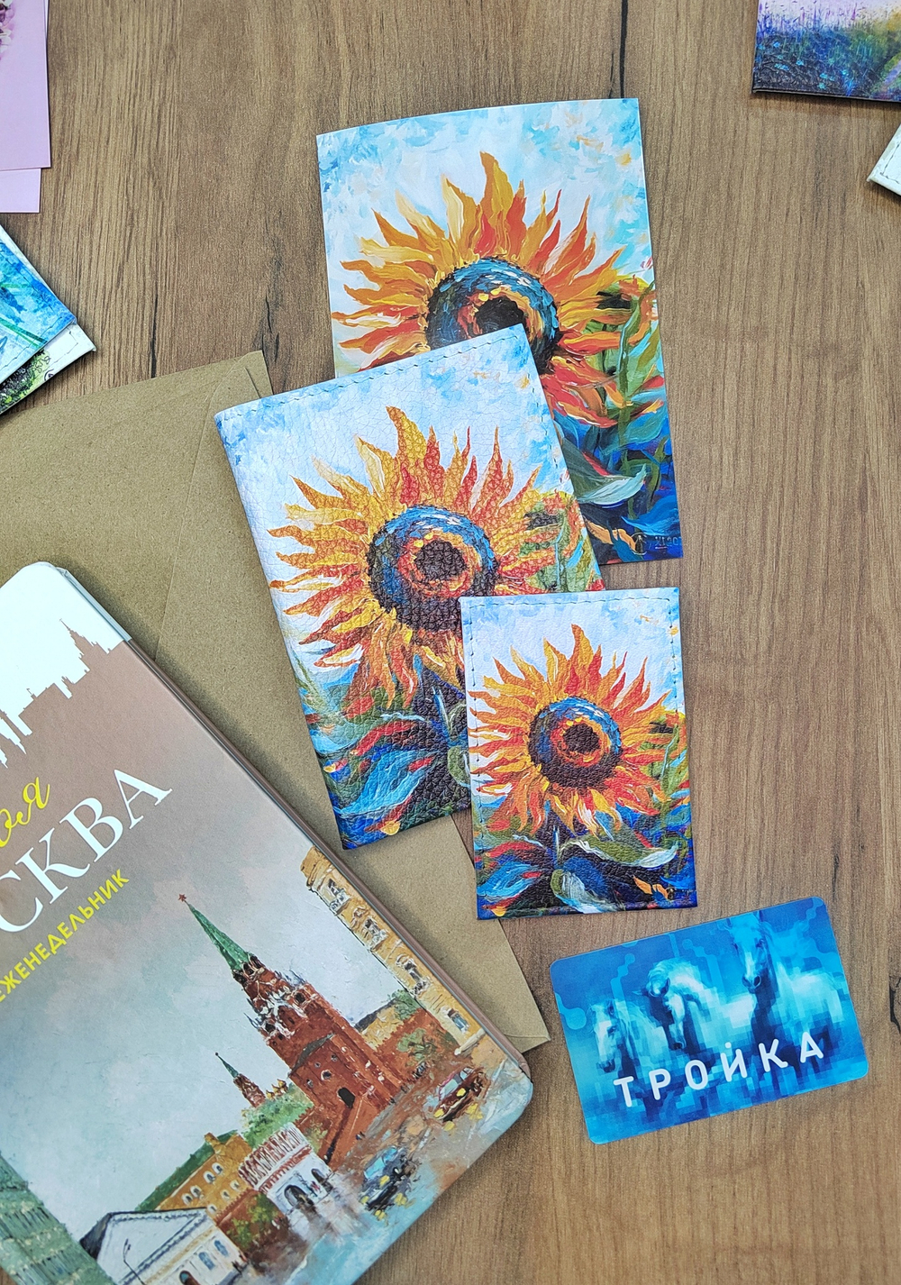 Картхолдер Яркий подсолнух