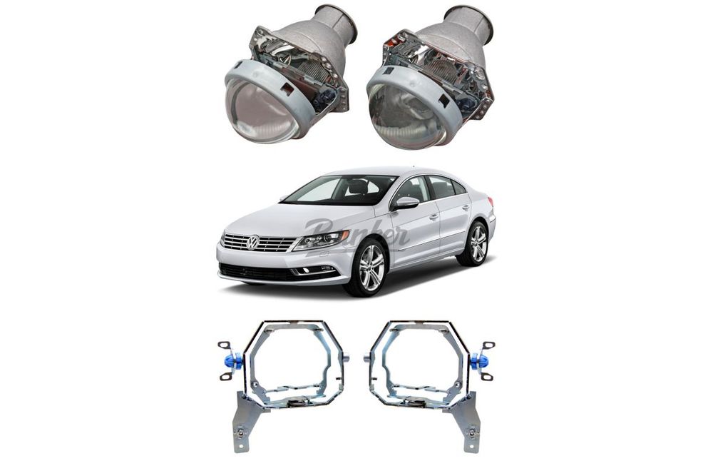 Готовый комплект для замены штатных линз Bosch Intellect, Volkswagen Passat CC рестайлинг 2012-2017