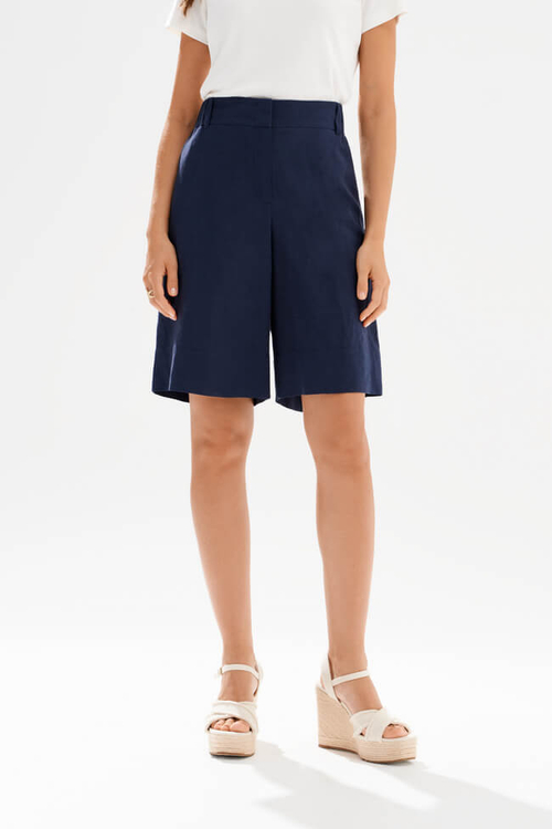 31269 Шорты женские (темно-синий)