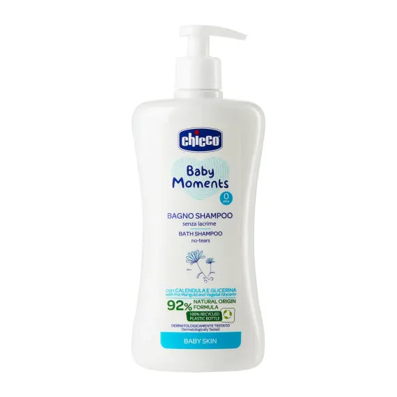 Шампунь детский для волос и тела Chicco Baby Moments, 500 мл