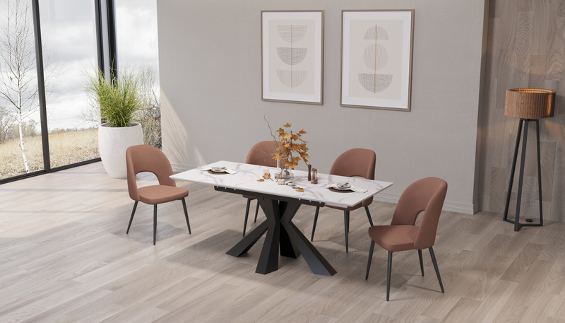 Стол обеденный раздвижной Ральф 1200*800 фотопечать