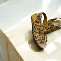 Детские леопардовые босоножки Buba Leopard