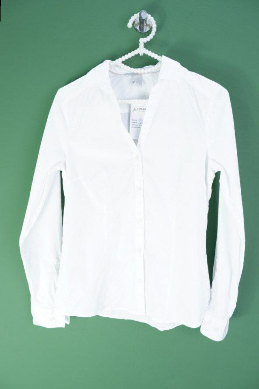 Блузка H&M с хлопком лаконичная 42 размер