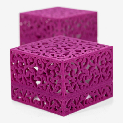 Футляр квадратный, серия "Кружева".