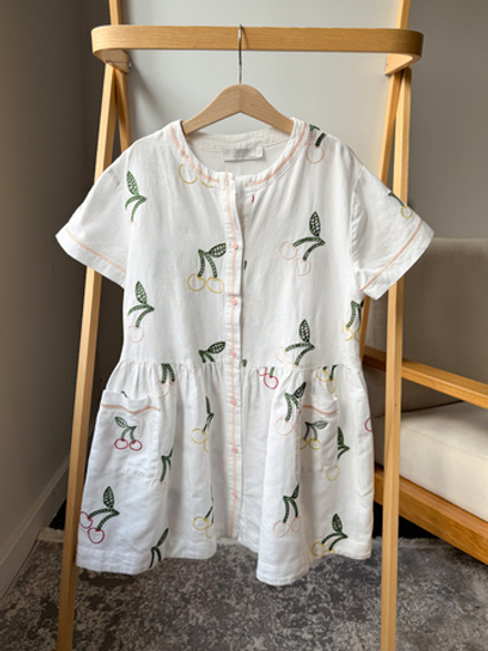 Платье из льна с хлопком Stella McCartney, 128