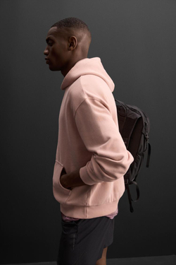 ZARA ХУДИ С КАПЮШОНОМ И ВЫШИВКОЙ, РОЗОВЫЙ