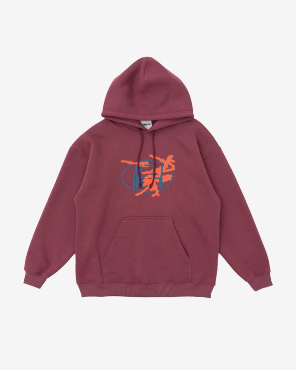 Худи FW22 Warm Topo Бордовый - фото 1