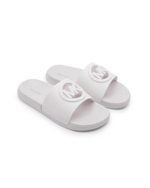 Шлепанцы Jett Charm Chopout Michael Kors KIDS - кремовый(MK100696)