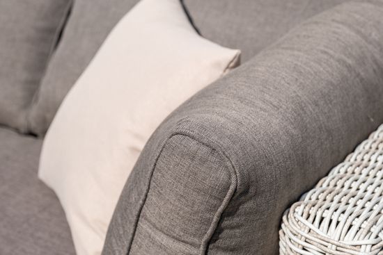 "Лунго" трансформирующаяся лаунж-зона из искусственного ротанга, цвет бежевый