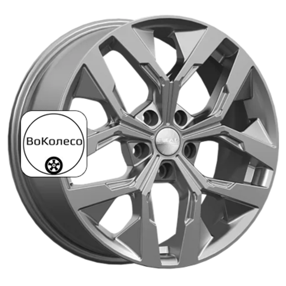 7,5x18/5x114,3 ET45 D66,1 Ламберт (КЛ370) Алмаз графит СКАД