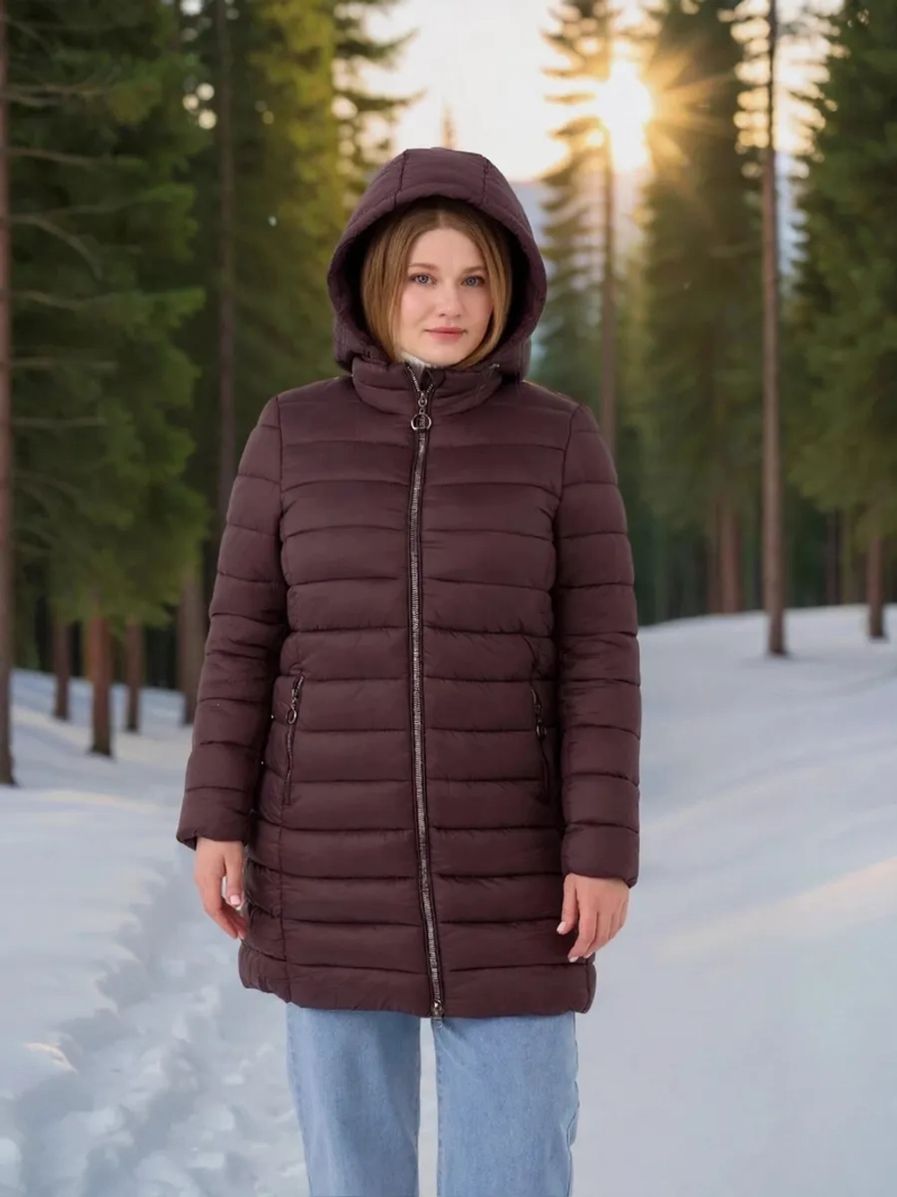 Куртка зимняя стеганая утепленная