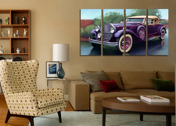 Модульная картина "Автомобиль "