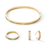 Серьги Multicolour Pastel Gold Coeur de Lion