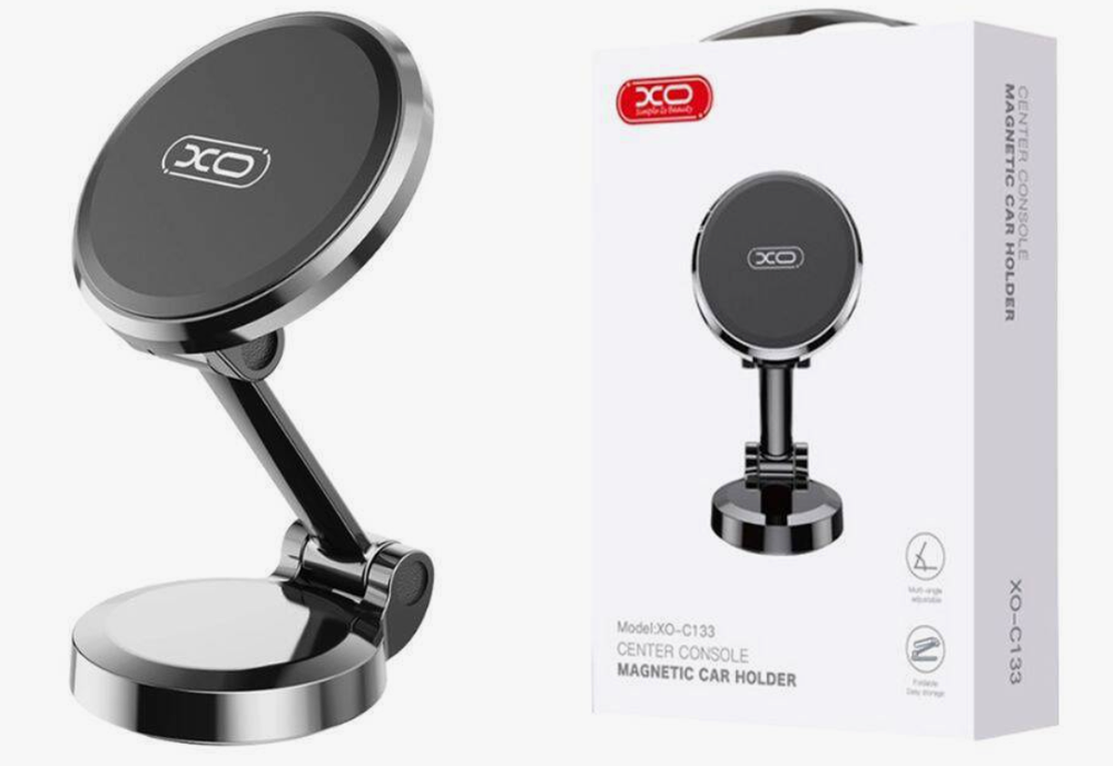 Держатель автомобильный C133 metal magnetic suction 360