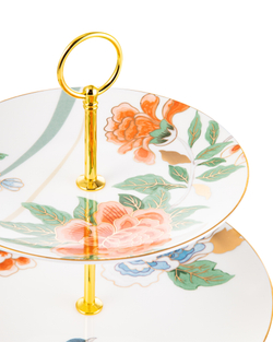 Блюдо двухъярусное 26.5см Mix&Match Home Гармония