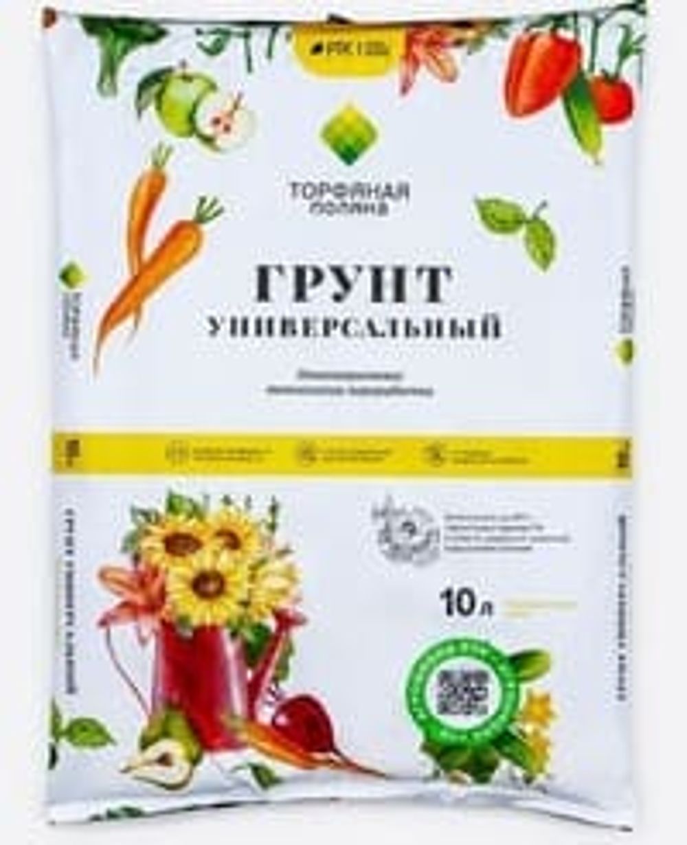 Грунт универсальный Торфяная поляна 10л (1/231)